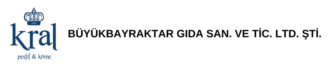 BÜYÜKBAYRAKTAR GIDA SAN. VE TİC. LTD. ŞTİ.