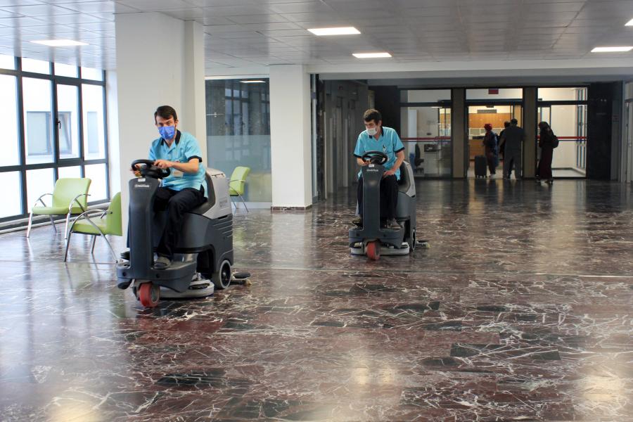 temizlik makine konteyner