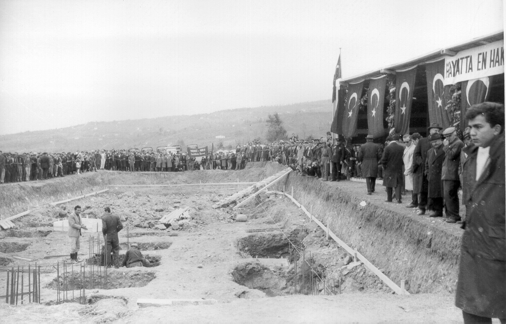 Fen-Edebiyat Fakültesinin İnşaat Alanı 1963