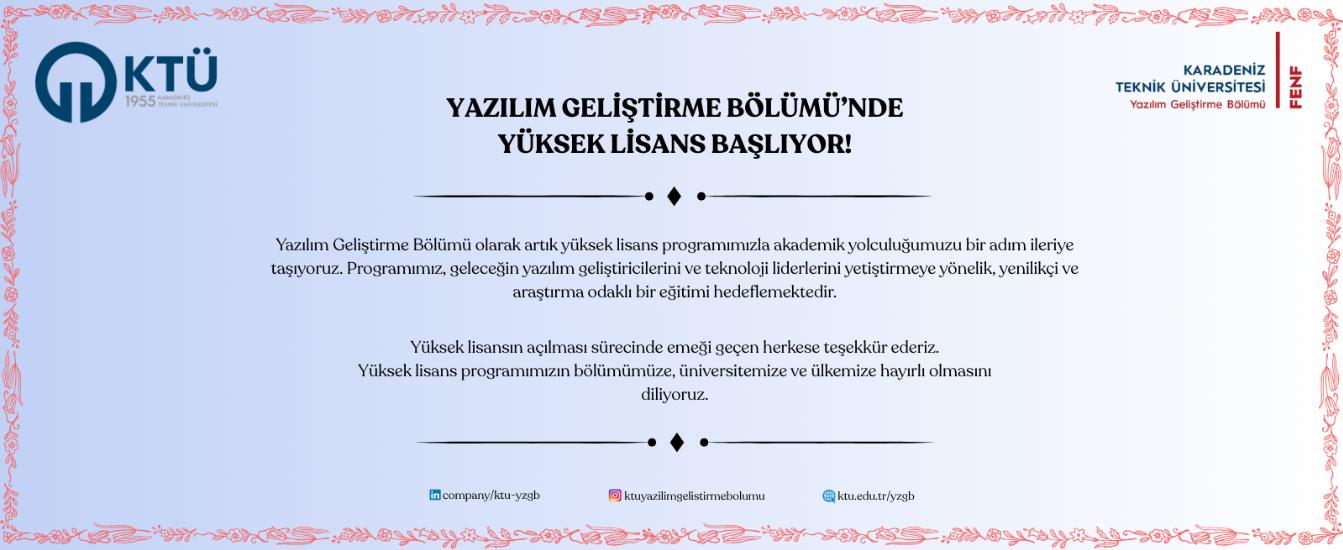 Yüksek Lisans
