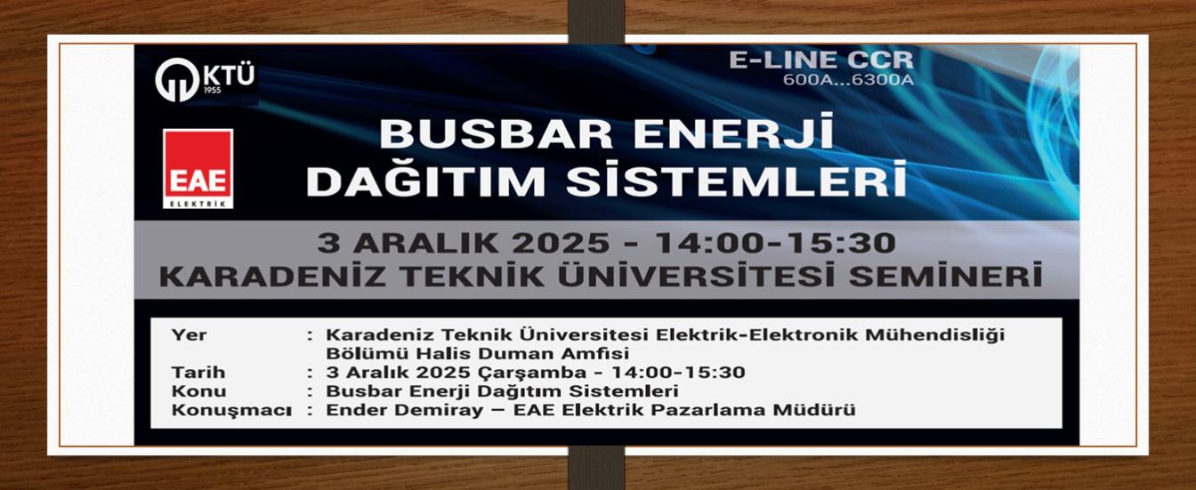 Busbar Enerji Dağıtım Sistemleri