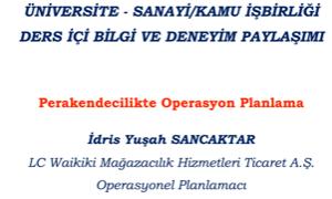 Üniversite-Sanayi/Kamu İşbirliği, Ders İçi Bilgi ve Deneyim Paylaşımı