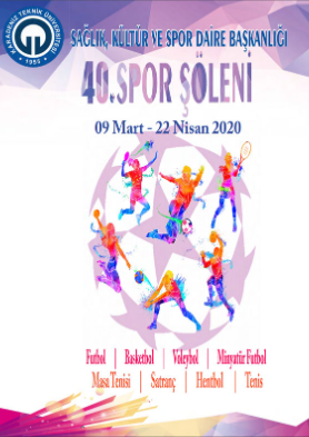 40. Spor Şöleni Müsabaka Fikstürü