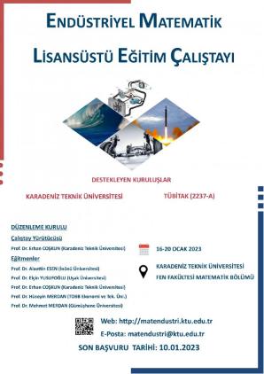 Endüstriyel Matematik Lisansüstü Eğitim Çalıştayı (EMLEÇ2023)