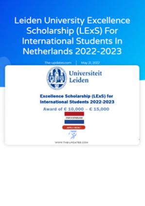 Leiden University Excellence Scholarship (LExS)