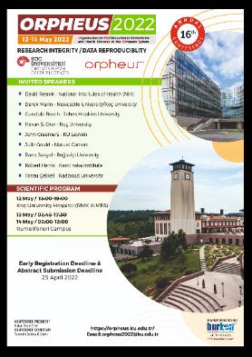 16. ORPHEUS Konferansına davetlisiniz!