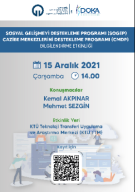 Üniversitemizde CMDP ve SOGEP Programları Bilgilendirme Etkinliği Düzenleniyor!