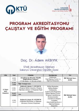 Program Akreditasyonu Çalıştay ve Eğitim Programı