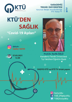 Bilim Kurulu Üyemiz Prof. Dr. Tevfik Özlü Canlı Yayında!
