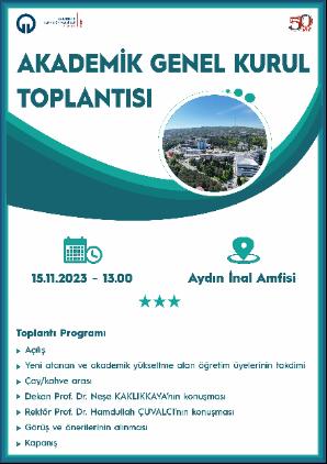 Akademik Genel Kurul Toplantısı