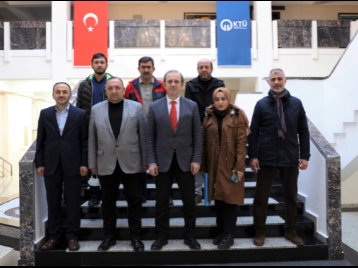 TİHDER Heyeti, Rektörümüzü Ziyaret Etti