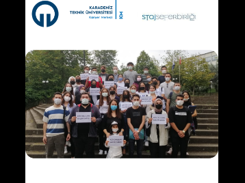 T.C. Cumhurbaşkanlığı Staj Seferbirliği Programı kapsamında KTÜde staj yapan öğrenciler köy okullarındaki öğrenciler için düzenlenen kalem bağışı etkinliğine katıldı.