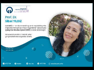 Prof. Dr. Sibel YILDIZ COST Programına Çalışma Grubu Üyesi (WG) Olarak Atandı!