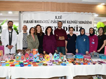 Psikiyatri Kliniğimizin El Sanatları Sergisi Açıldı