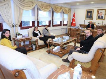 TMMOB Jeoloji Mühendisleri Odası Heyeti, Rektörümüzü Ziyaret Etti 