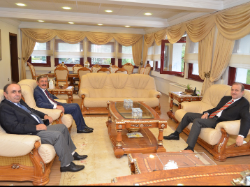 Prof. Dr. İlyas ÇAPOĞLU, Rektörümüzü Ziyaret Etti