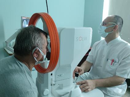 Gözünde Retina Ayrılması (Retina Dekolmanı) Olan Gürcü Hasta Farabide Şifa Buldu