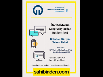 Özel Sektörün Genç Adaylardan Beklentileri