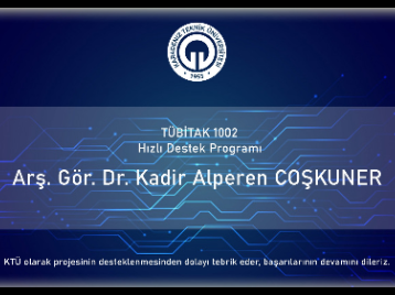 Akademisyenimize TÜBİTAK 1002 Proje Desteği