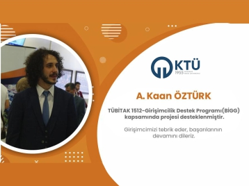 Öğrencimize TÜBİTAK Proje Desteği