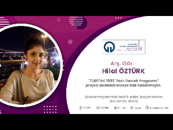 Akademisyenimize TÜBİTAK 1002 Proje Desteği