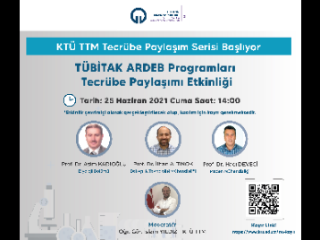 KTÜ TTM Tecrübe Paylaşım Serisi Başlıyor!