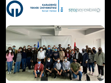 T.C. Cumhurbaşkanlığı İnsan Kaynakları Ofisi Staj Seferbirliği Programı kapsamında Karadeniz Teknik Üniversitesine çeşitli üniversitelerden gelen öğrenciler ilgili birimlerde staj s