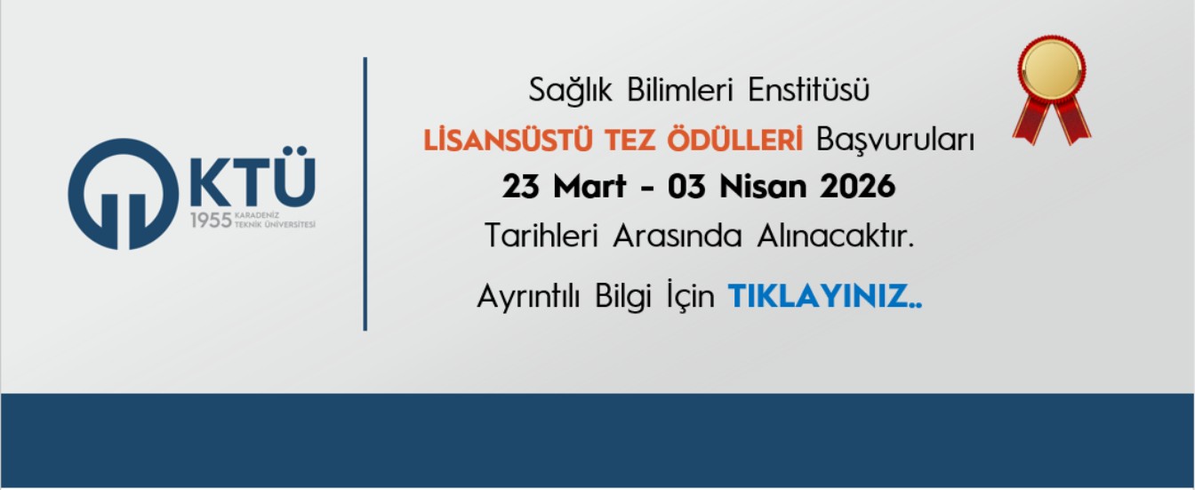 Lisansüstü tez ödülleri