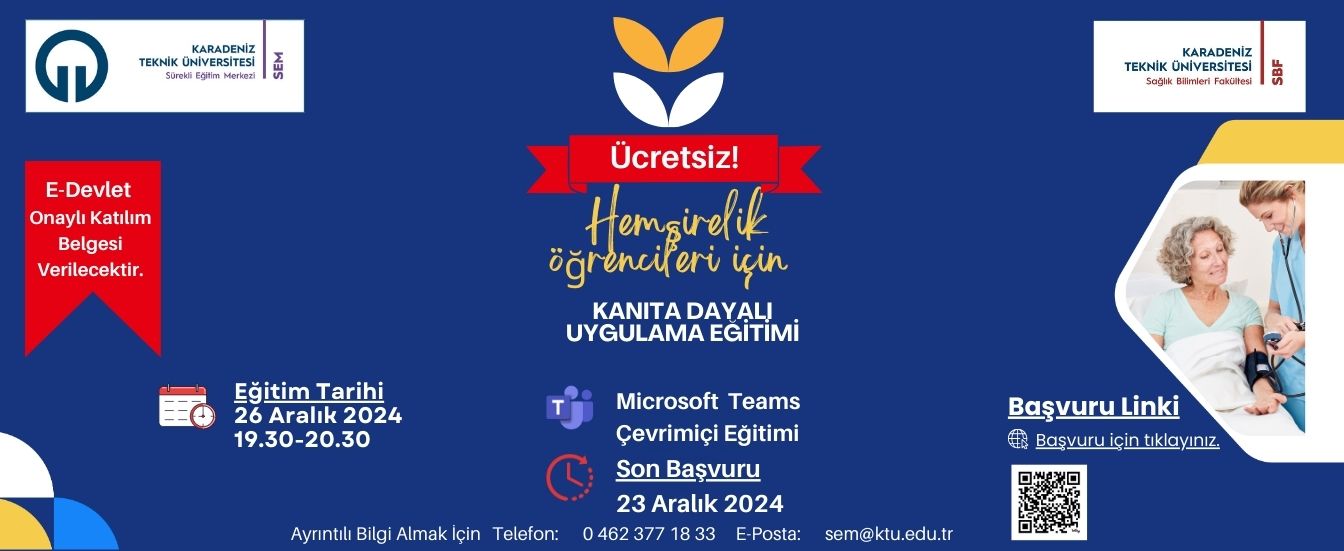 Hemşirelik Öğrencileri İçin Kanıta Dayalı Uygulama Eğitim