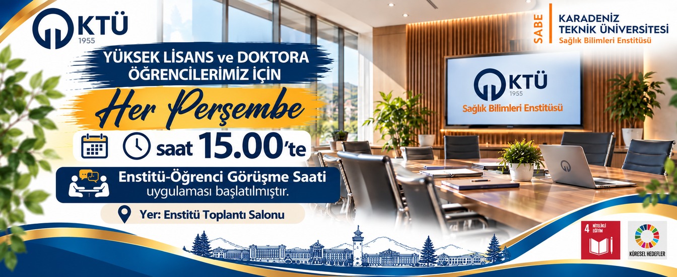 enstitü- öğrenci görüşmesi